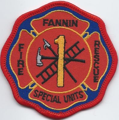 fannin county fire rescue special units ( GA )
