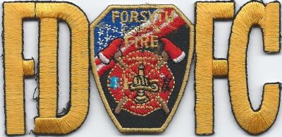 forsyth county fd - hat patch V-1 ( GA )

