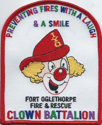 ft oglethorpe fire & rescue - clown battalion - catoosa co. ( GA ) 
