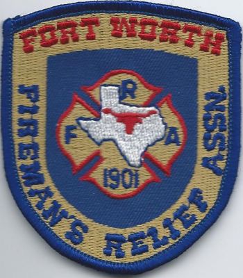 ft. worth fireman's relief assn. - hat patch ( TX )
