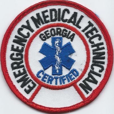 georgia state EMT - hat patch
