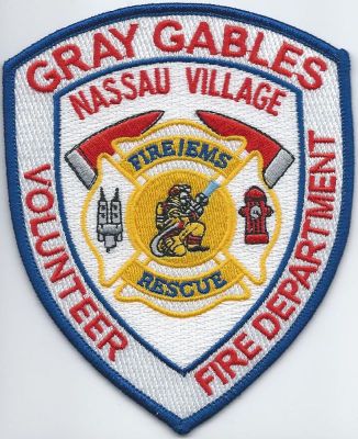 gray gables /  nassau village fd - florida - NEW 
THIS PATCH FOR TRADE 
