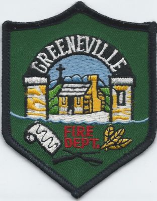 greeneville fd - hat patch ( TN )
