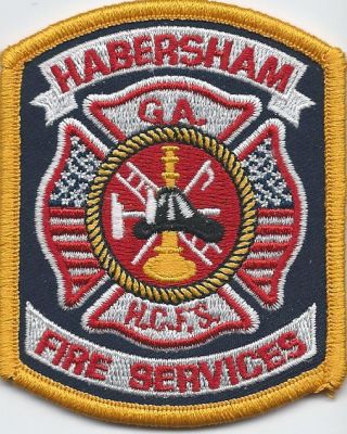 habersham county fire services - hat patch ( GA )
