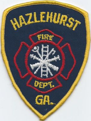 hazlehurst fire dept - jeff davis county ( GA ) V-1 

