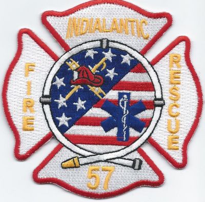 indialantic fire rescue - sta 57 - florida - NEW 
THIS PATCH FOR TRADE 
