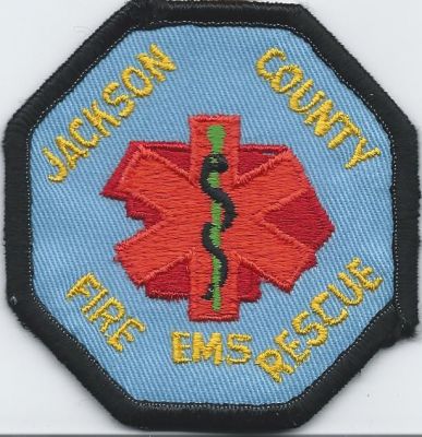 jackson county fire rescue  - hat patch  ( FL ) 
