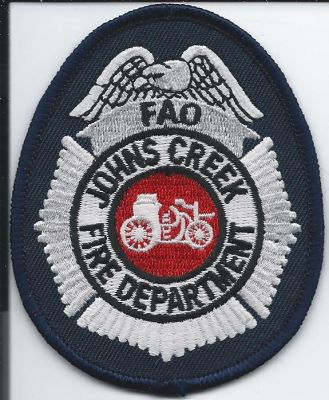 john's creek fd - FAO - hat patch - fulton co. ( GA ) 
