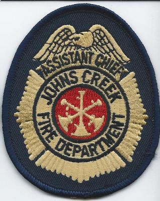 johns creek fd - asst. chief  hat patch - fulton county ( GA )
