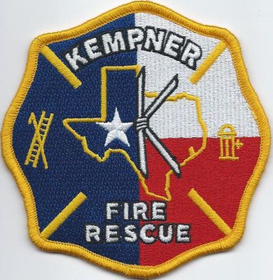 kempner fire & rescue - lampasas county ( TX ) 
many thanks to KFR for the trade 
