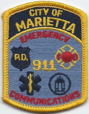 marietta 911 - hat patch - cobb county ( GA )
