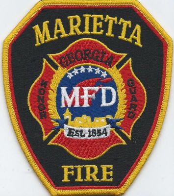 marietta fire dept - honor guard - cobb county ( GA )
