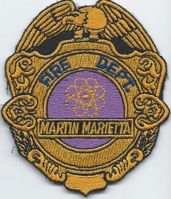 martin marietta fd - oak ridge national lab - hat patch ( TN )
