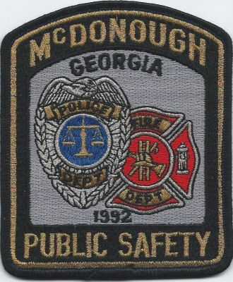 mc donough public safety - henry county  ( GA ) V-2
