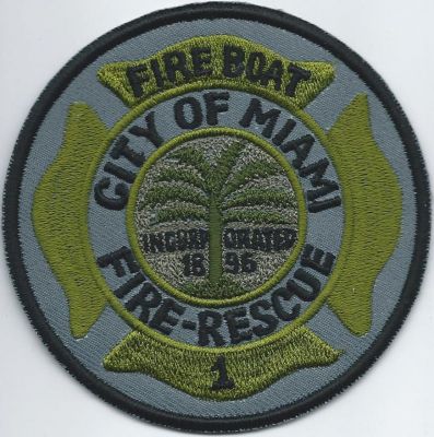 city of miami fireboat 1 - V-2 ( FL )
