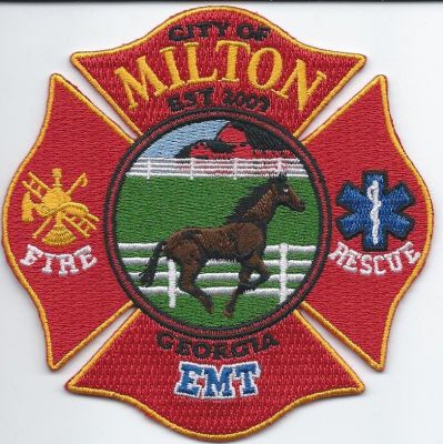 milton fire rescue - EMT ( GA ) CURRENT 
many thanks to Milton Fire Rescue for the trade 
