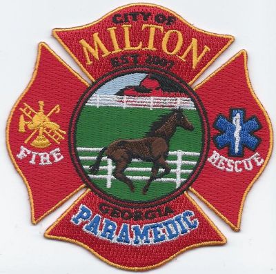 milton fire - rescue paramedic ( GA ) CURRENT 
Many Thanks to Milton Fire & Rescue for the trade
