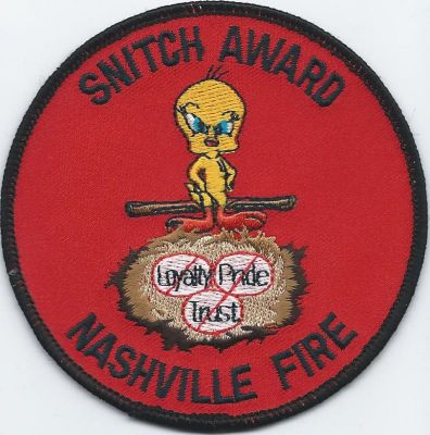 nashville fd - snitch award ( TN ) 
