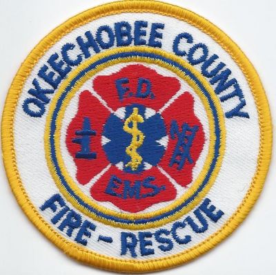 okeechobee county fire rescue - hat patch ( FL )
