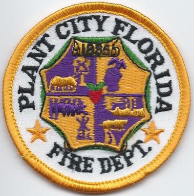 plant city fire dept - hat patch - hillsborough county ( FL )
