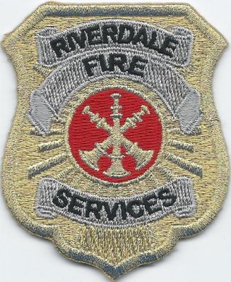 riverdale fire services - asst. chief - hat patch ( GA )
