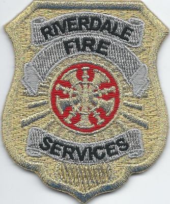 riverdale fire services - chief - hat patch ( GA )
