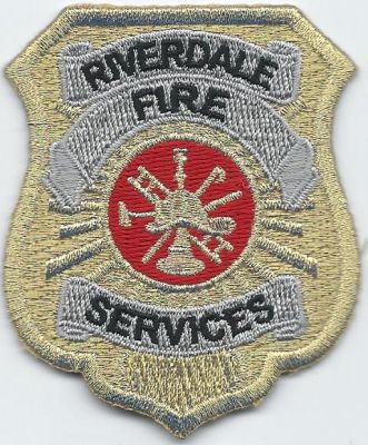 riverdale fire services - firefighter - hat patch ( GA )
