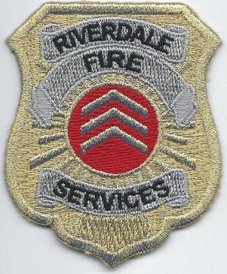 riverdale fire services - sgt. - hat patch ( GA )
