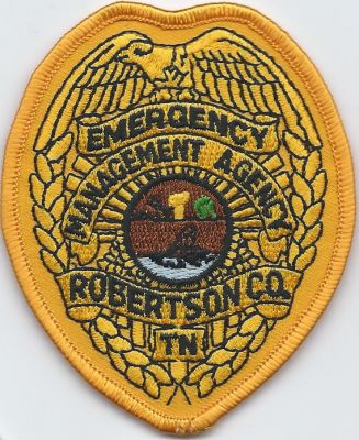 robertson county EMA - hat patch ( TN )
