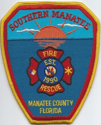southern manatee fire rescue - manatee county ( FL ) 
many thanks to southern manatee for the trade.

