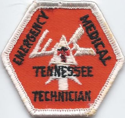 tennessee state EMT - hat patch ( TN )

