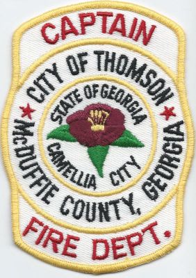 thomson fd - captain - mc duffie county ( GA ) 
