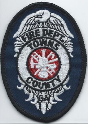 towns county fire dept - hat patch ( GA )
