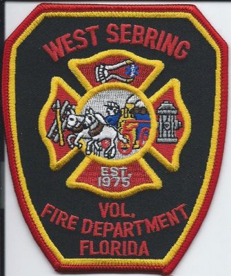 west sebring vol fire dept - highlands county ( FL )
many thanks to West Sebring VFD for the trade 
